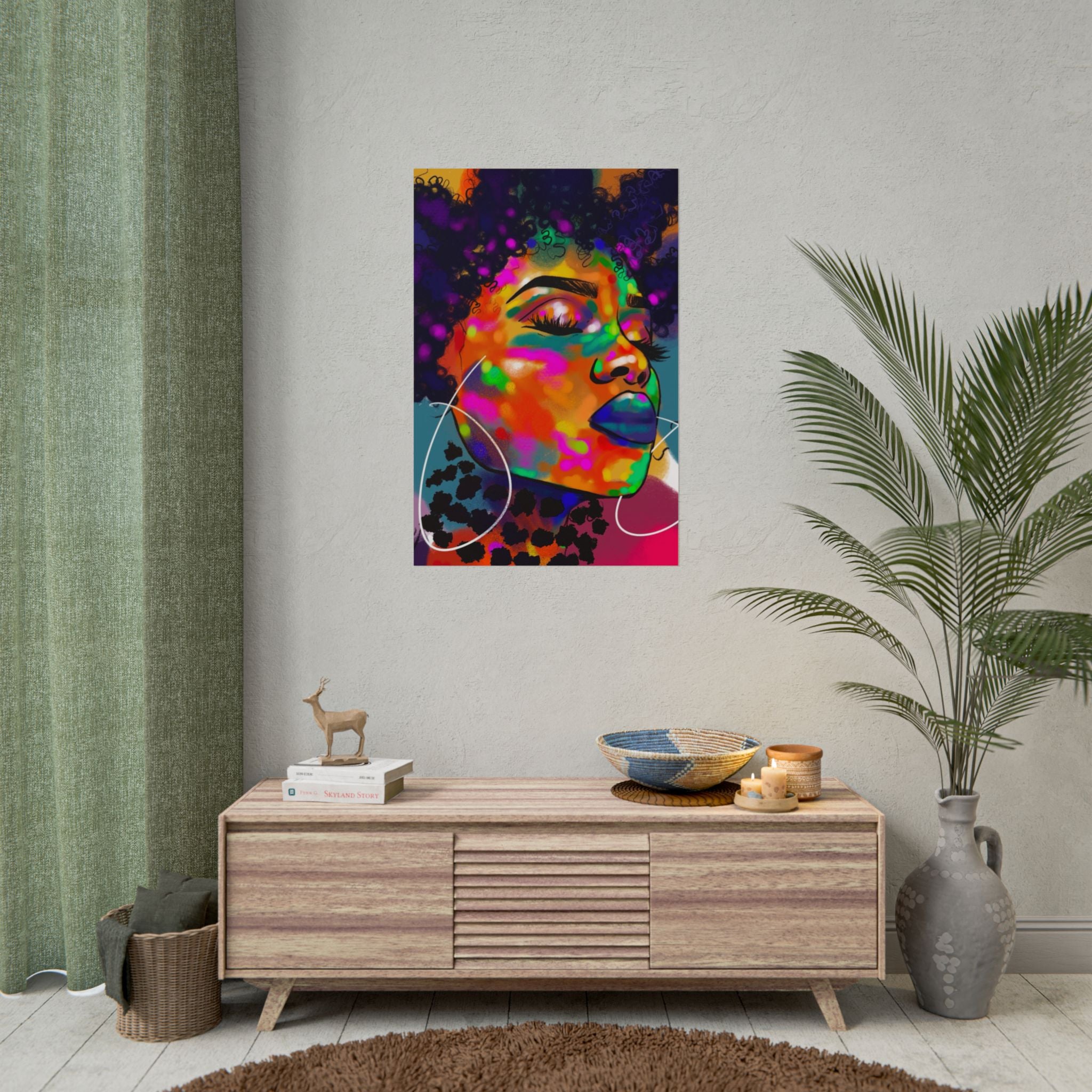 "Color Waves" Poster Print