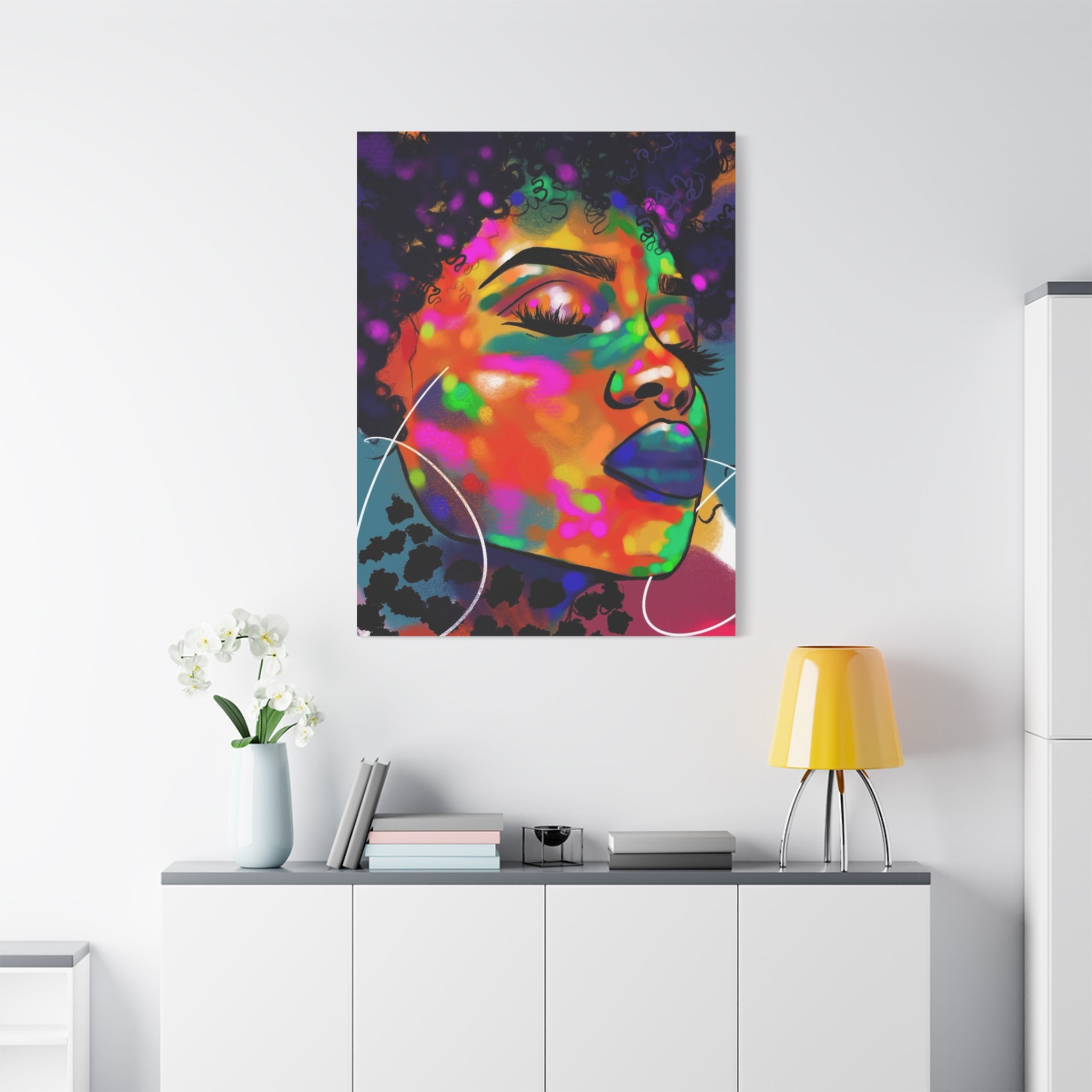"Color Waves" Canvas Print