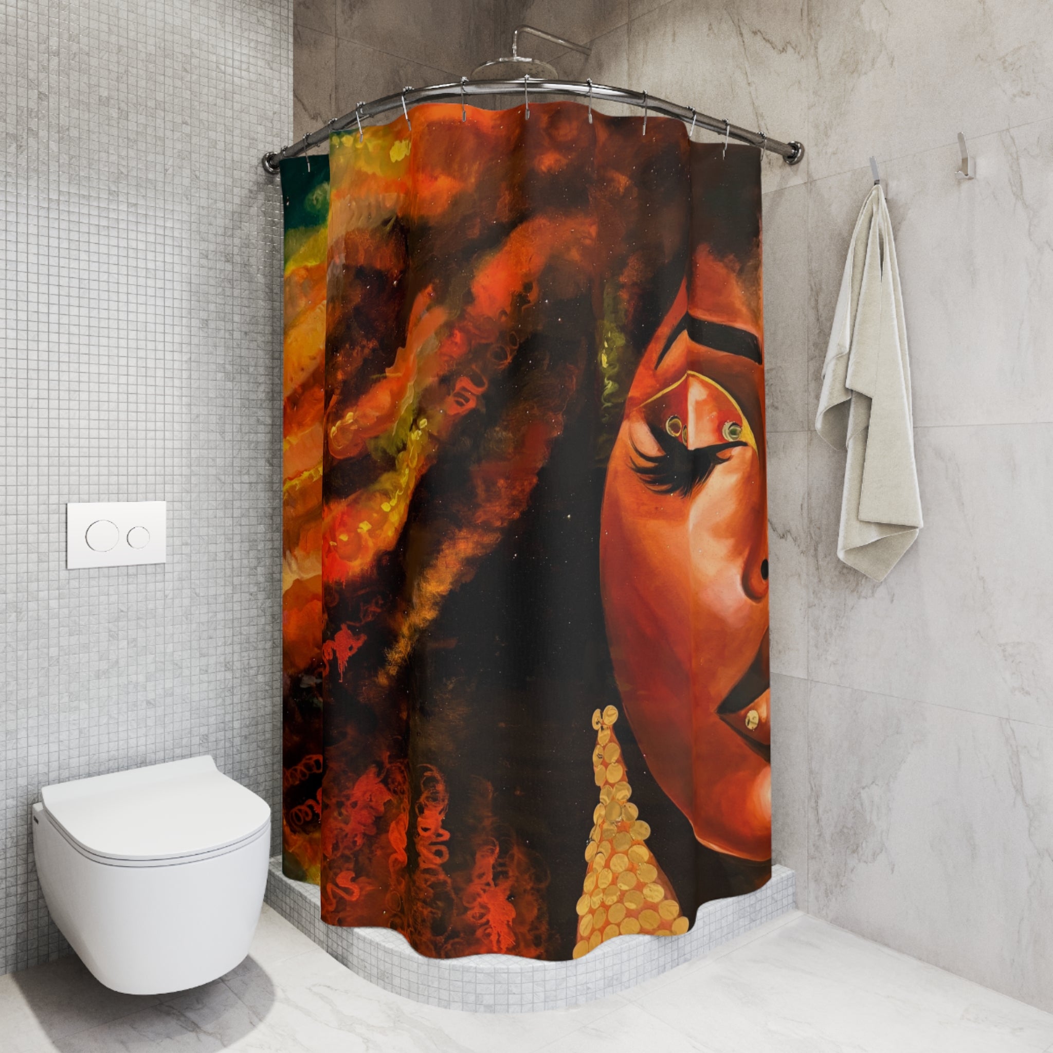 "Radiance"  Shower Curtain