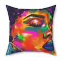 "Color Waves" Throw Pillow