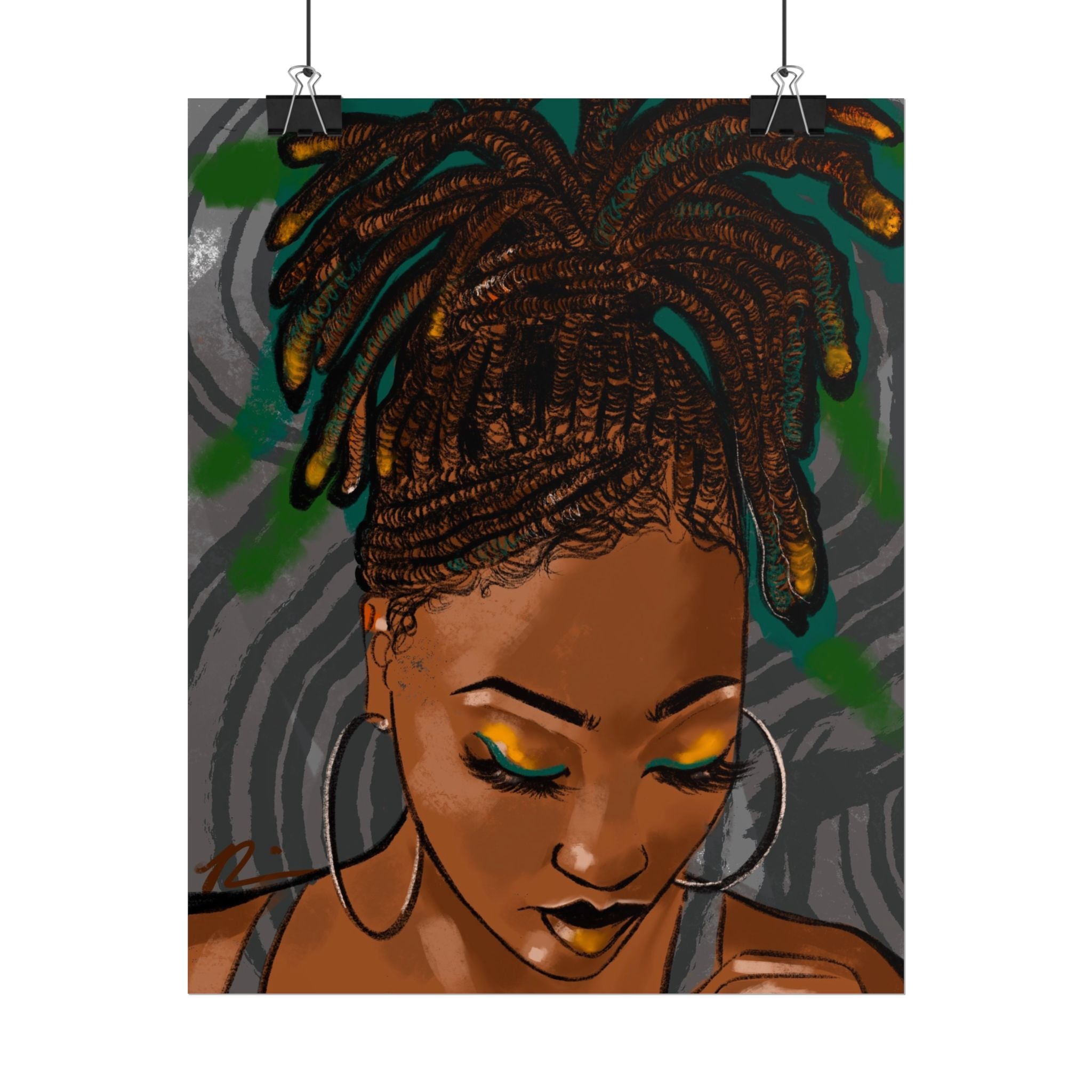 "Loc Goddess" Poster Print