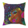 "Color Reign" Throw Pillow