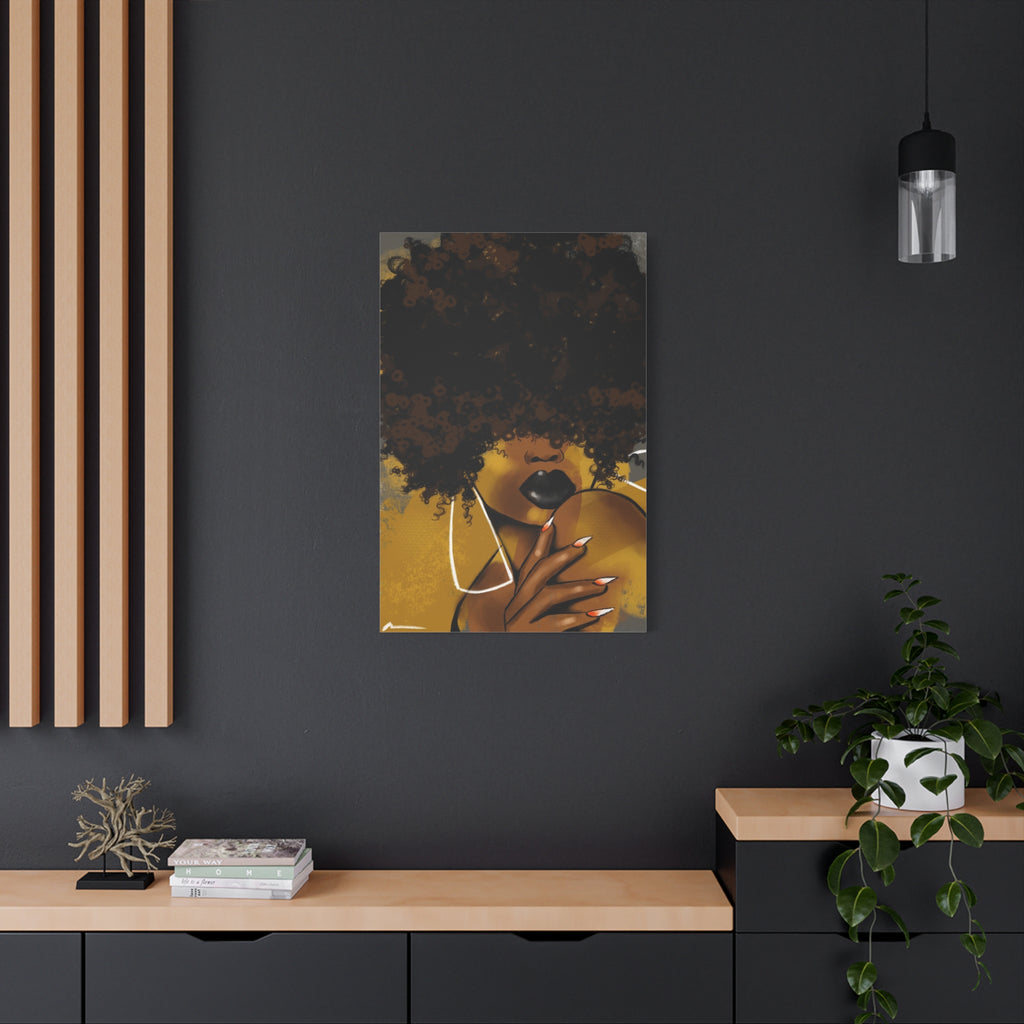 "Mahogany" Canvas Print