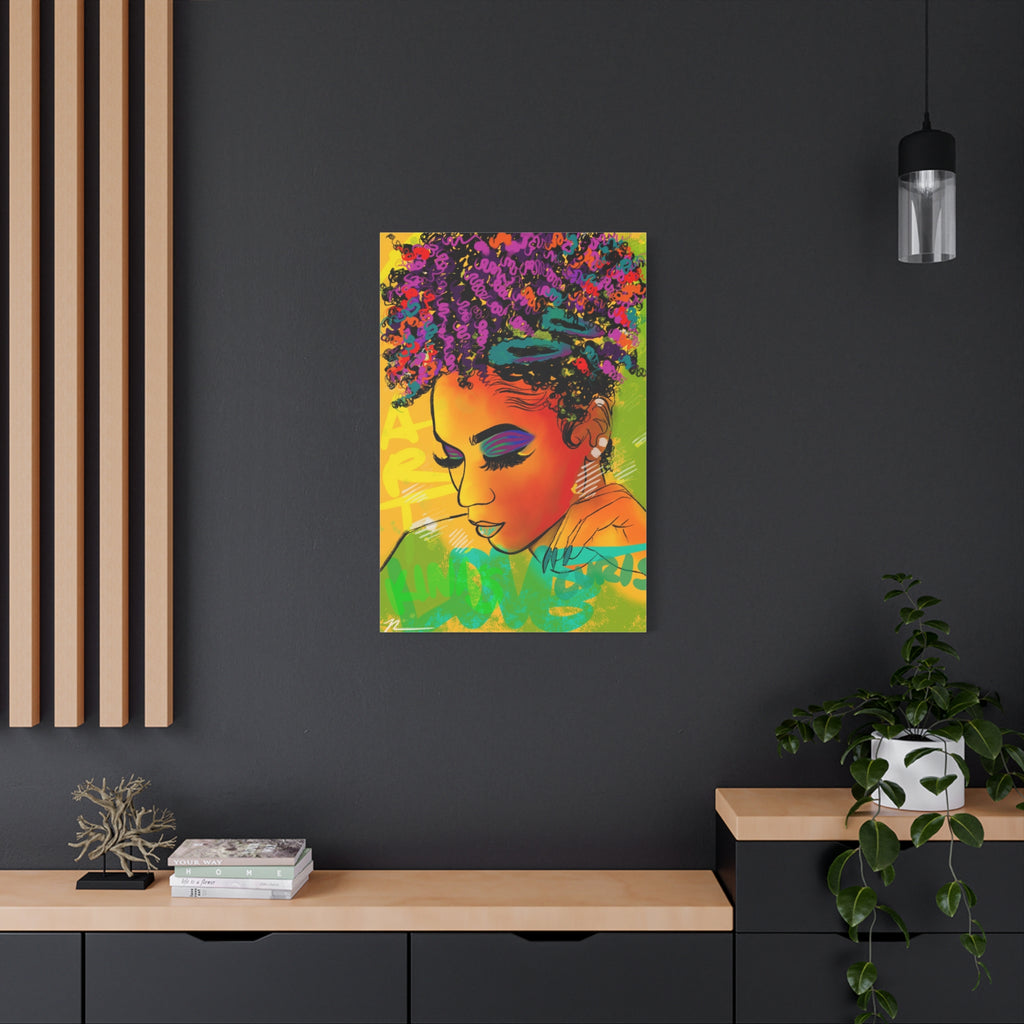 "Vivid Goddess" Canvas Print