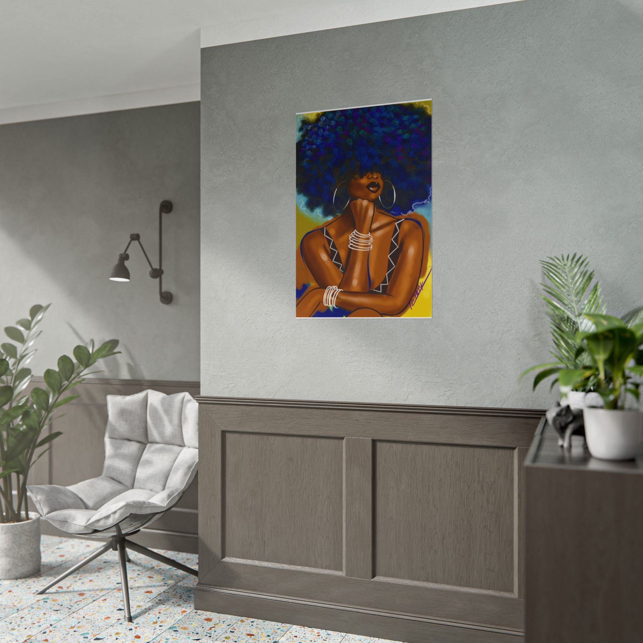 Copy of "Prayer Queen" Poster Print