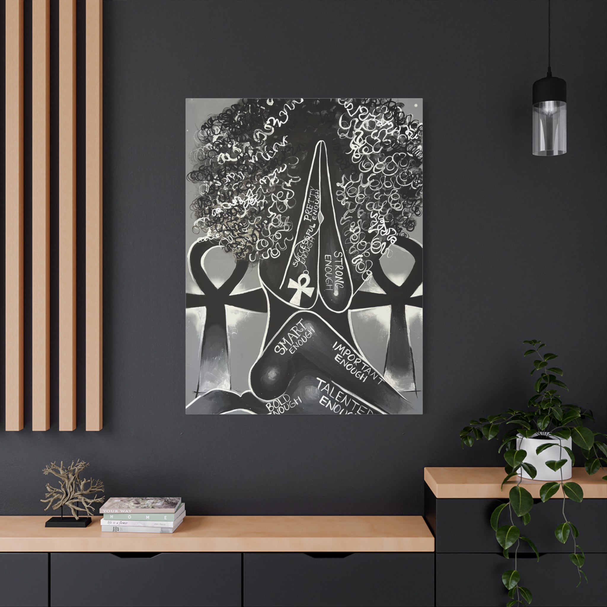 "Prayer Queen 2.0" Canvas Print