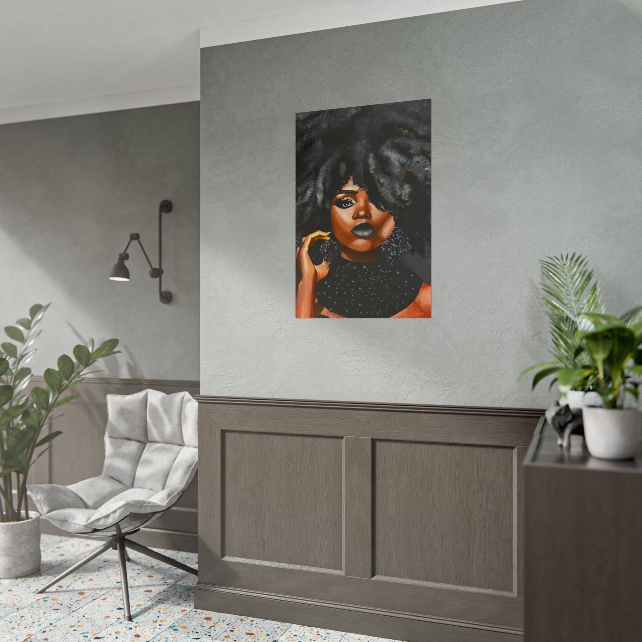 "Black Diamond" Poster Print