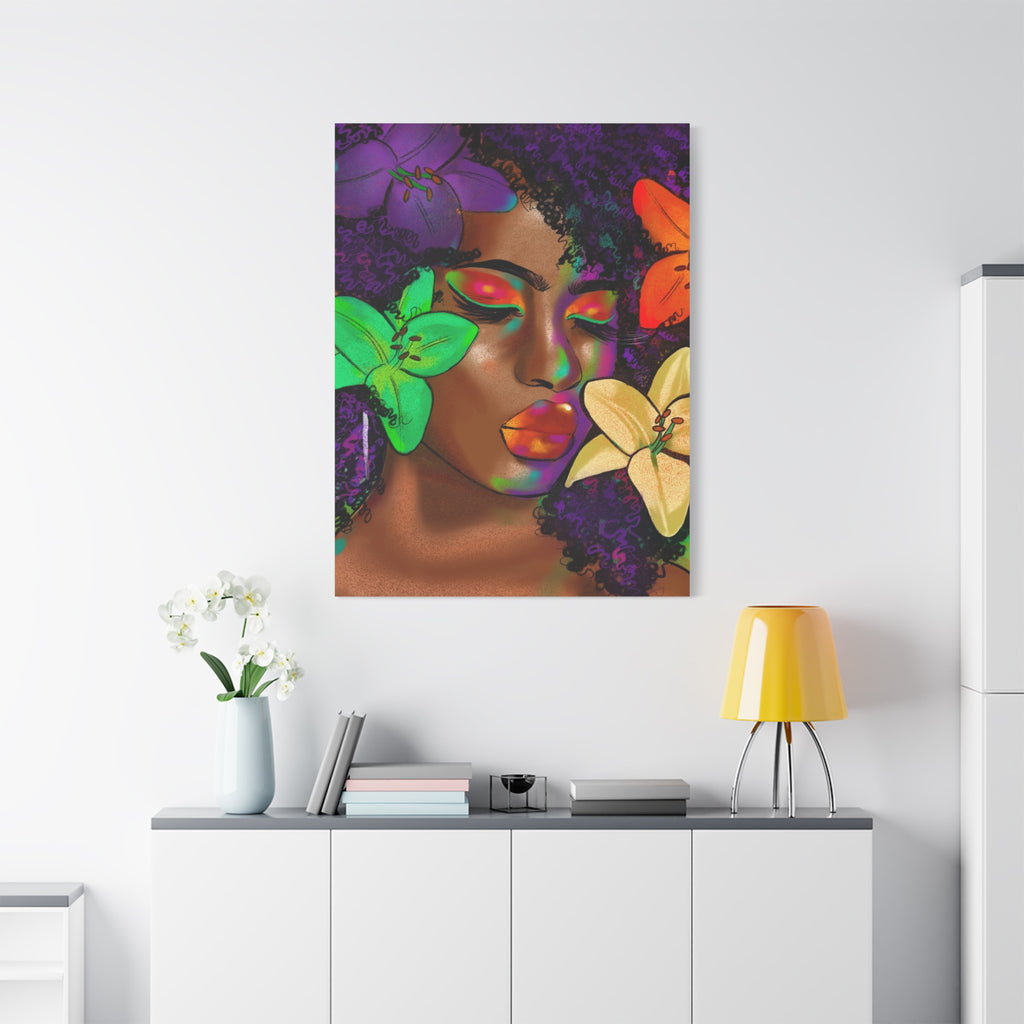 "Floral Essence" Canvas Print