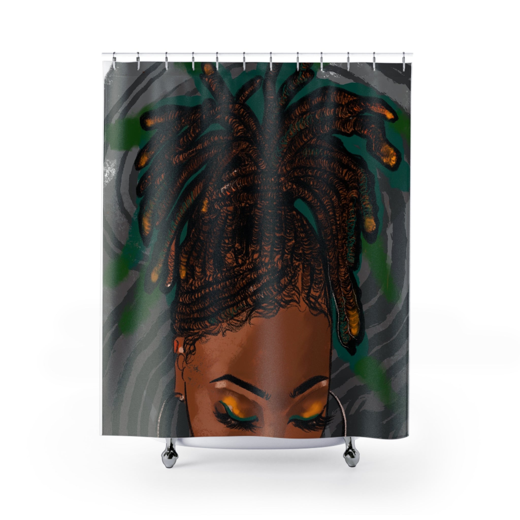 "Loc Goddess"  Shower Curtain