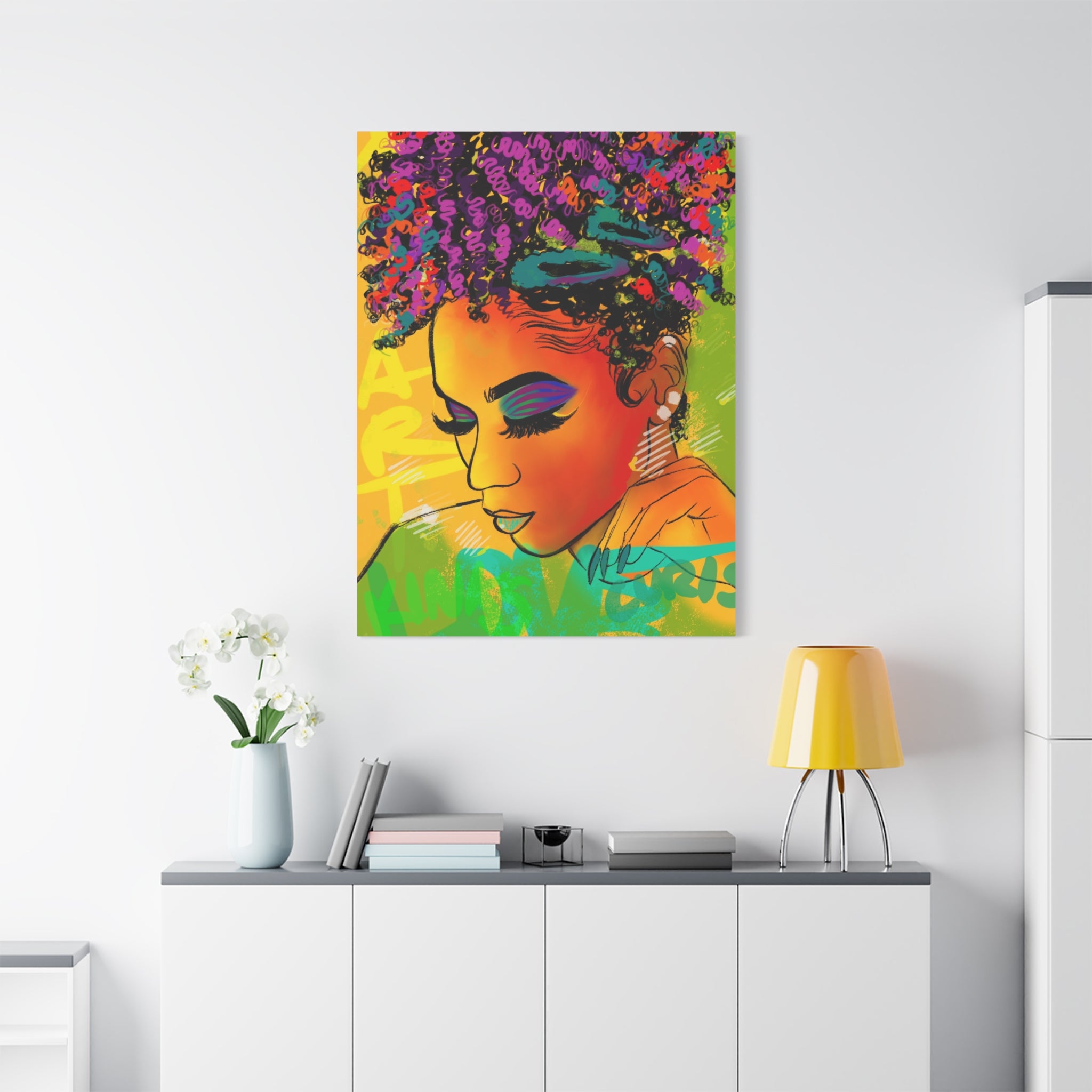 "Vivid Goddess" Canvas Print