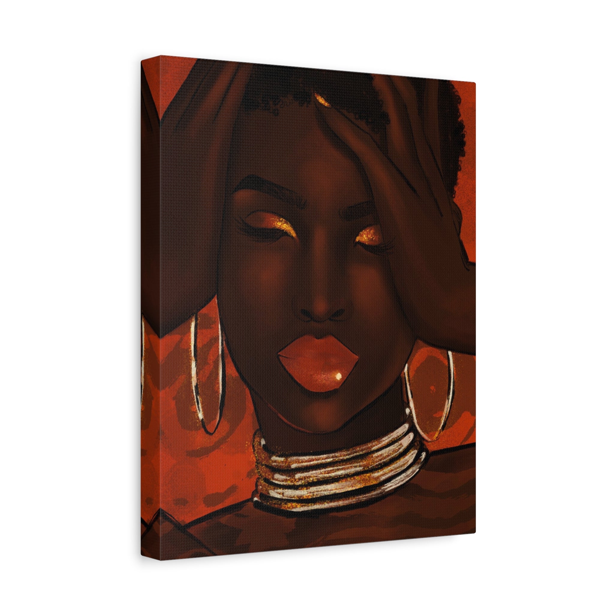 "Cocoa Brown" Canvas Print