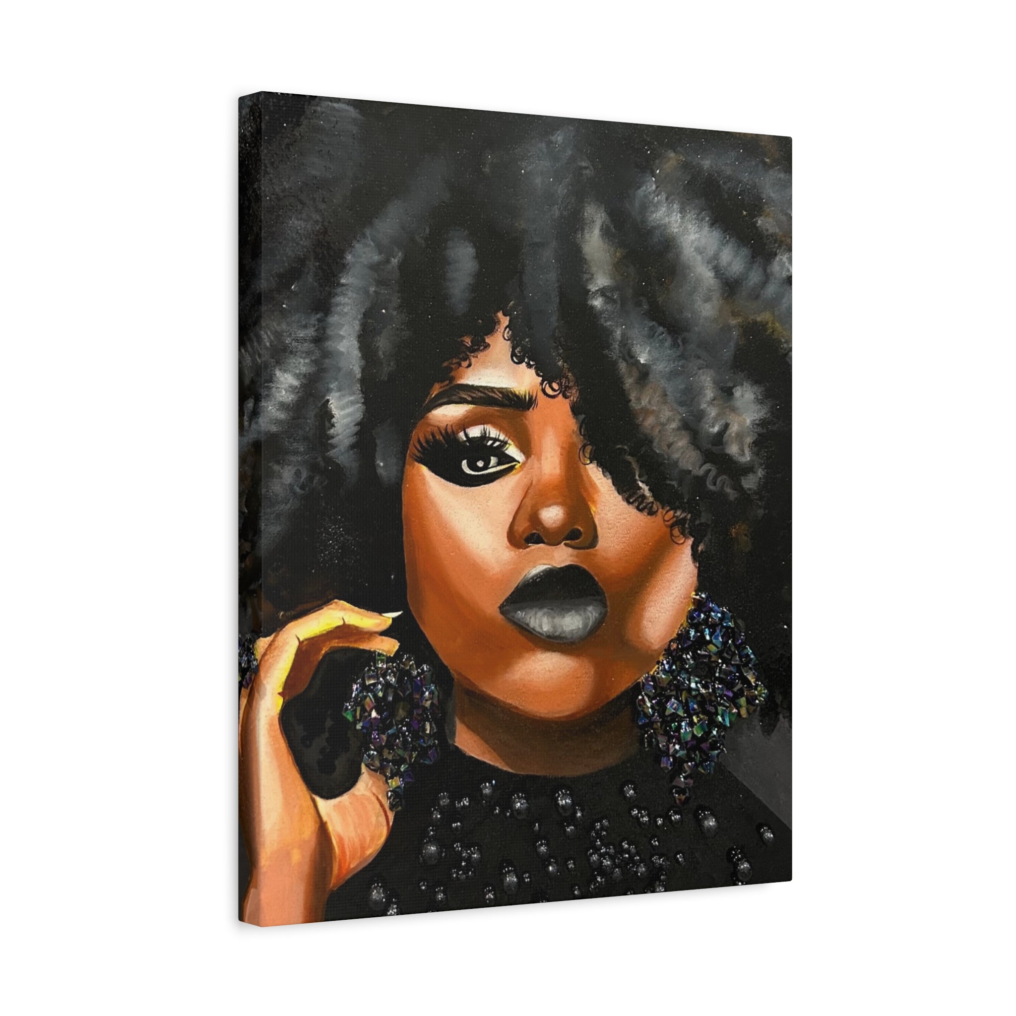 "Black Diamond" Canvas Print