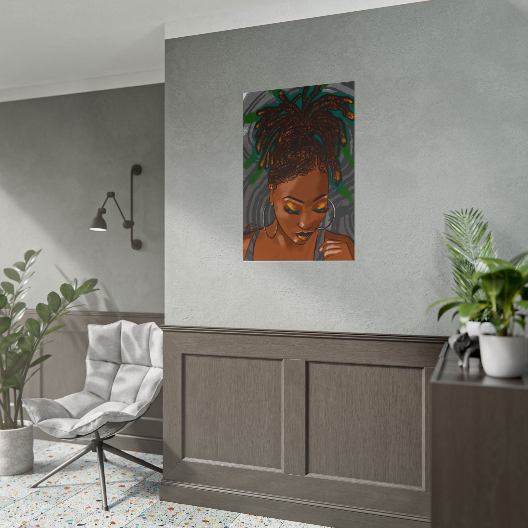 "Loc Goddess" Poster Print