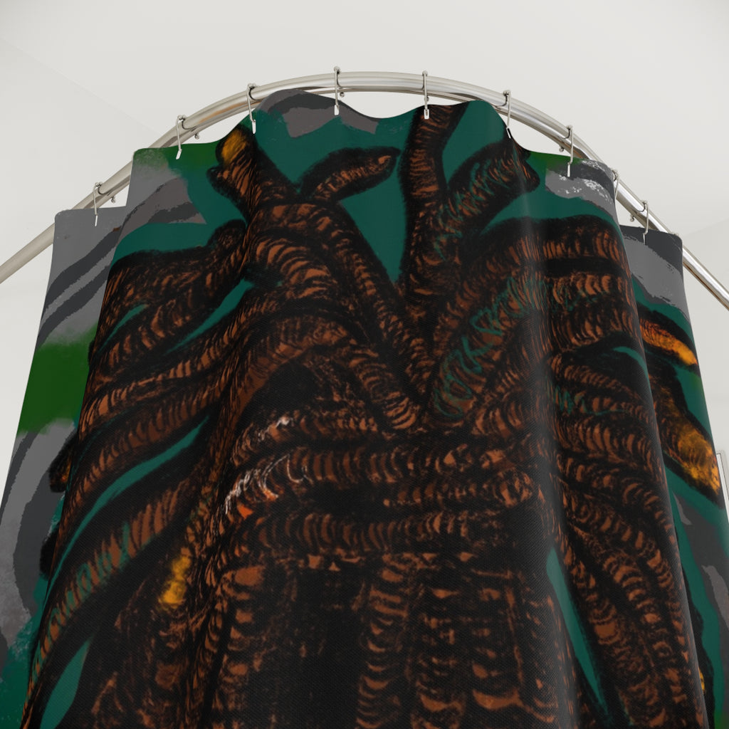 "Loc Goddess"  Shower Curtain