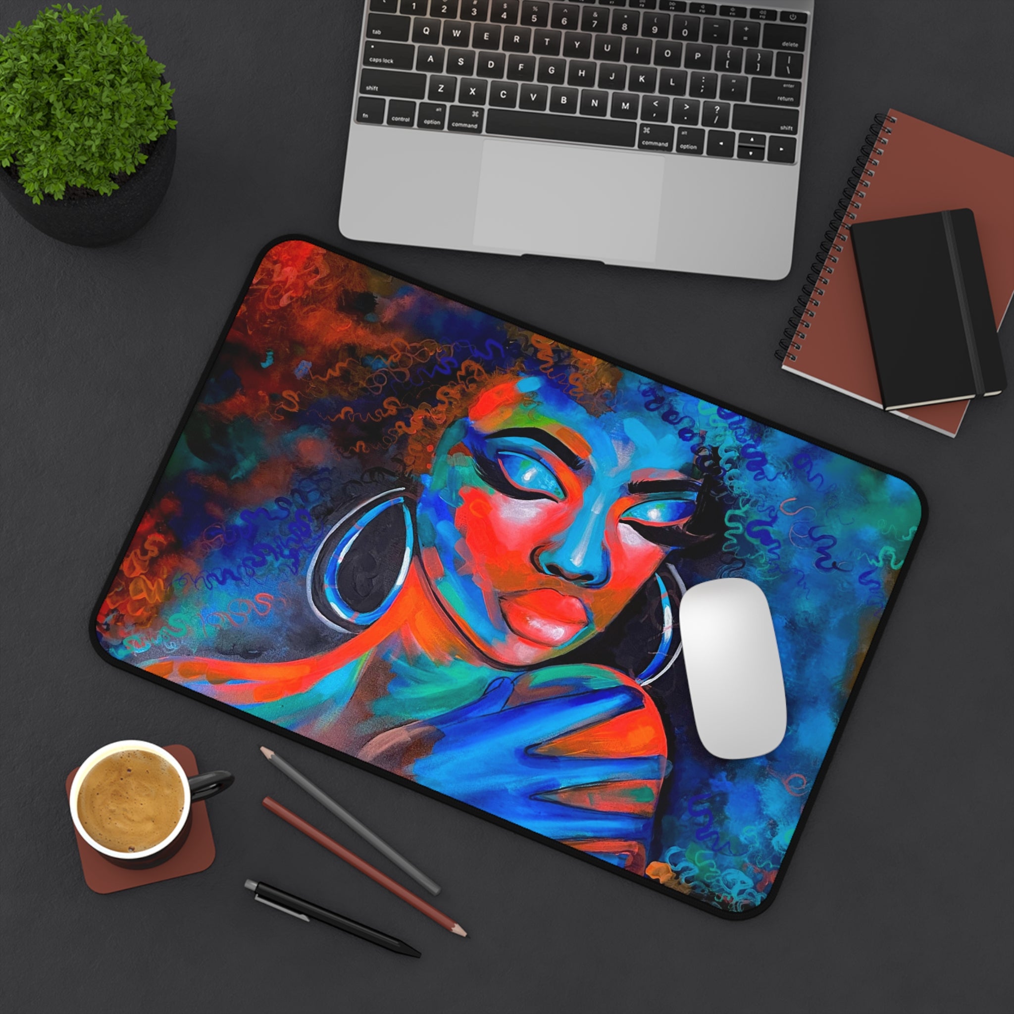 "Colorful Vibez" Desk Mat