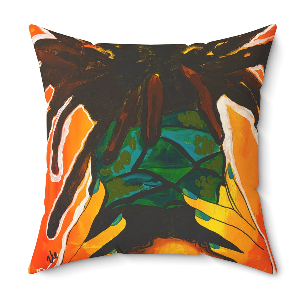 "Loc'd in Legacy" Throw Pillow