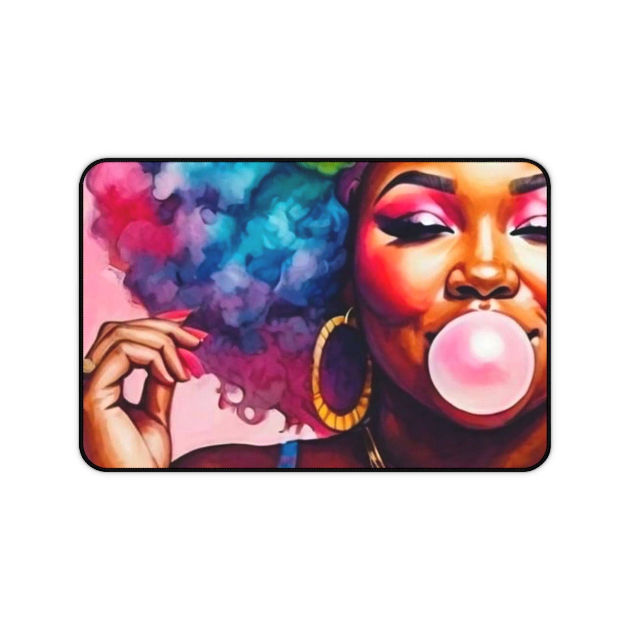 "Cotton Candy Bubble Gum" Desk Mat