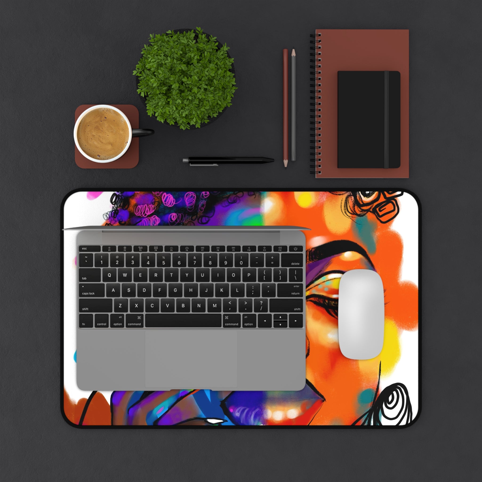 "Abstract Queen" Desk Mat