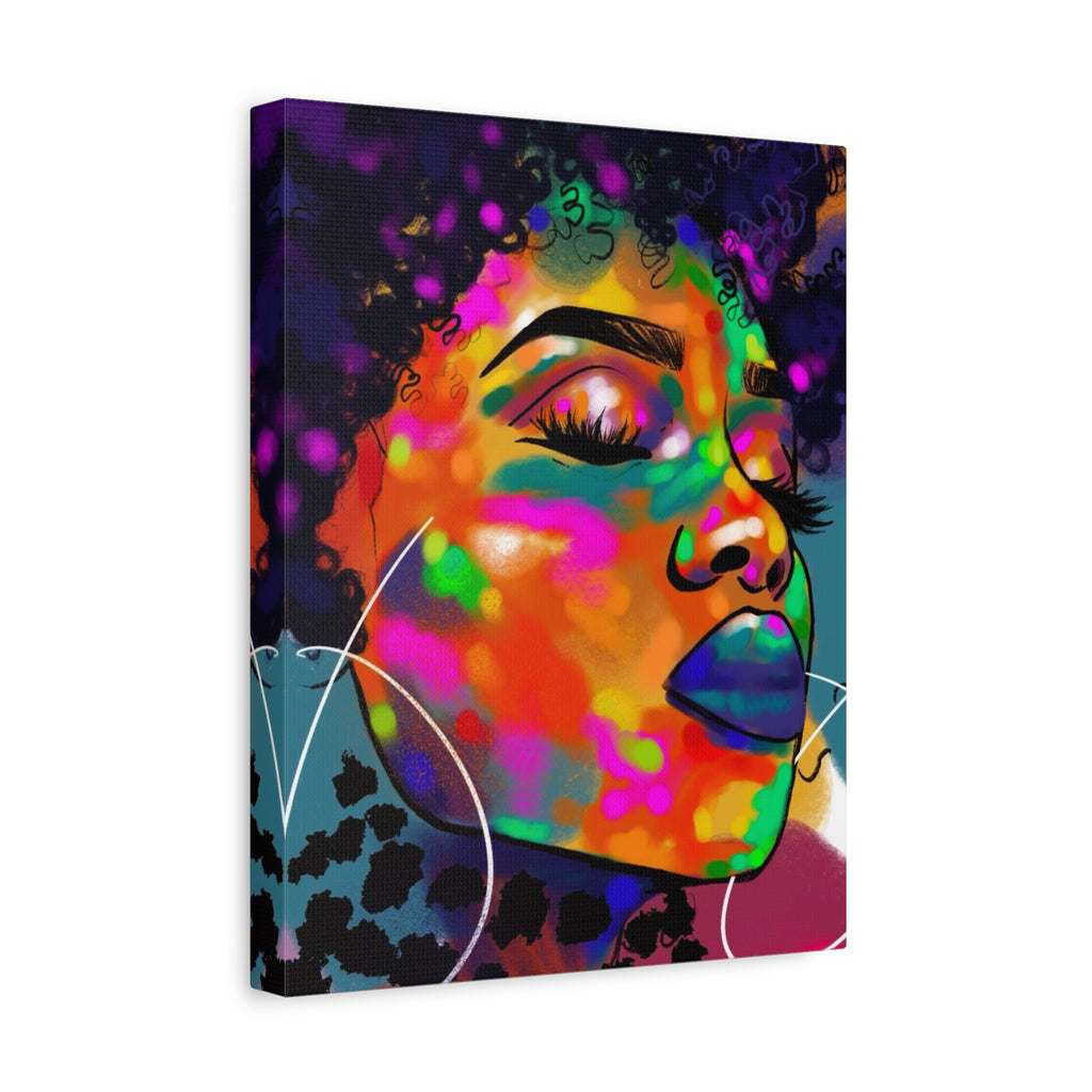 "Color Waves" Canvas Print