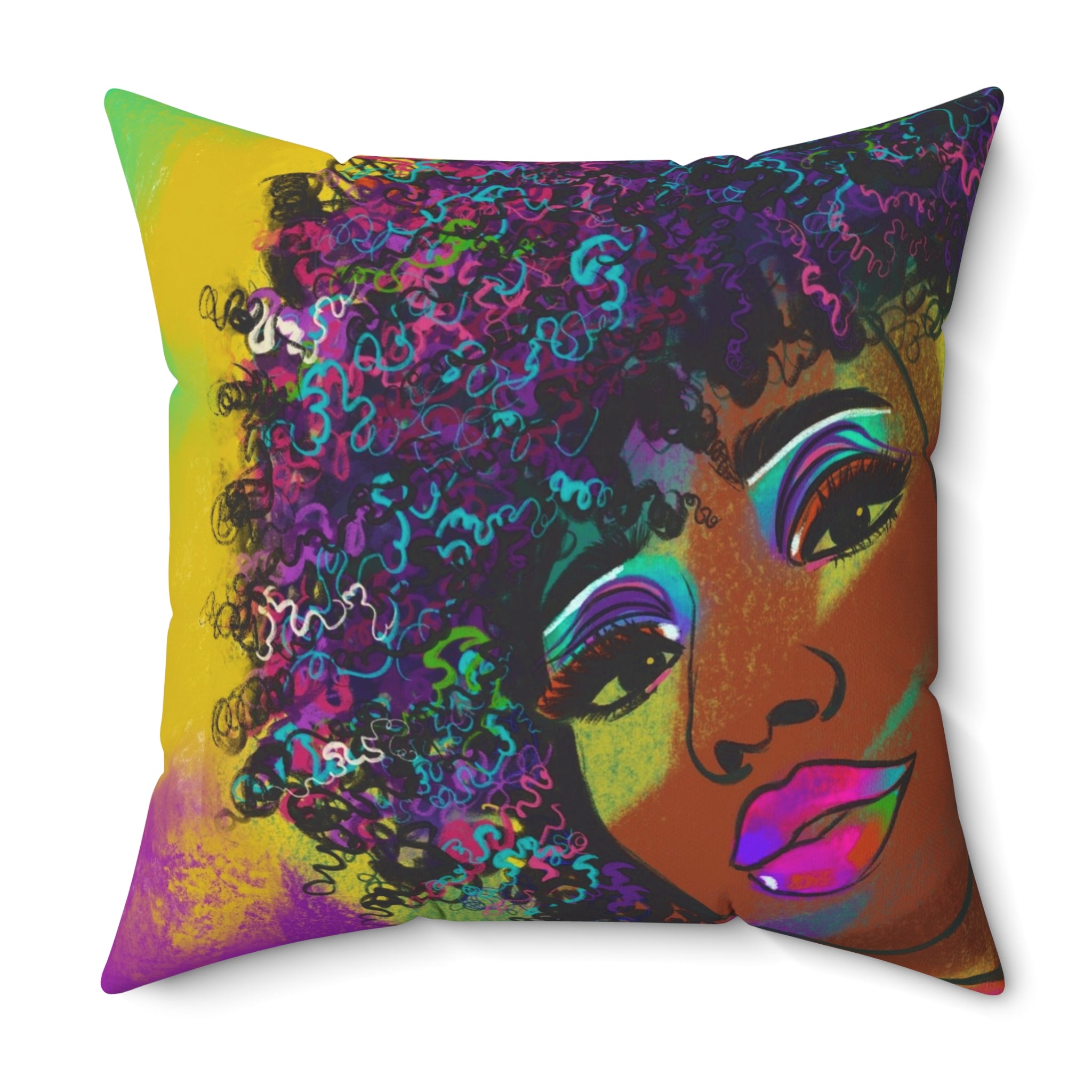 "Color Reign" Throw Pillow