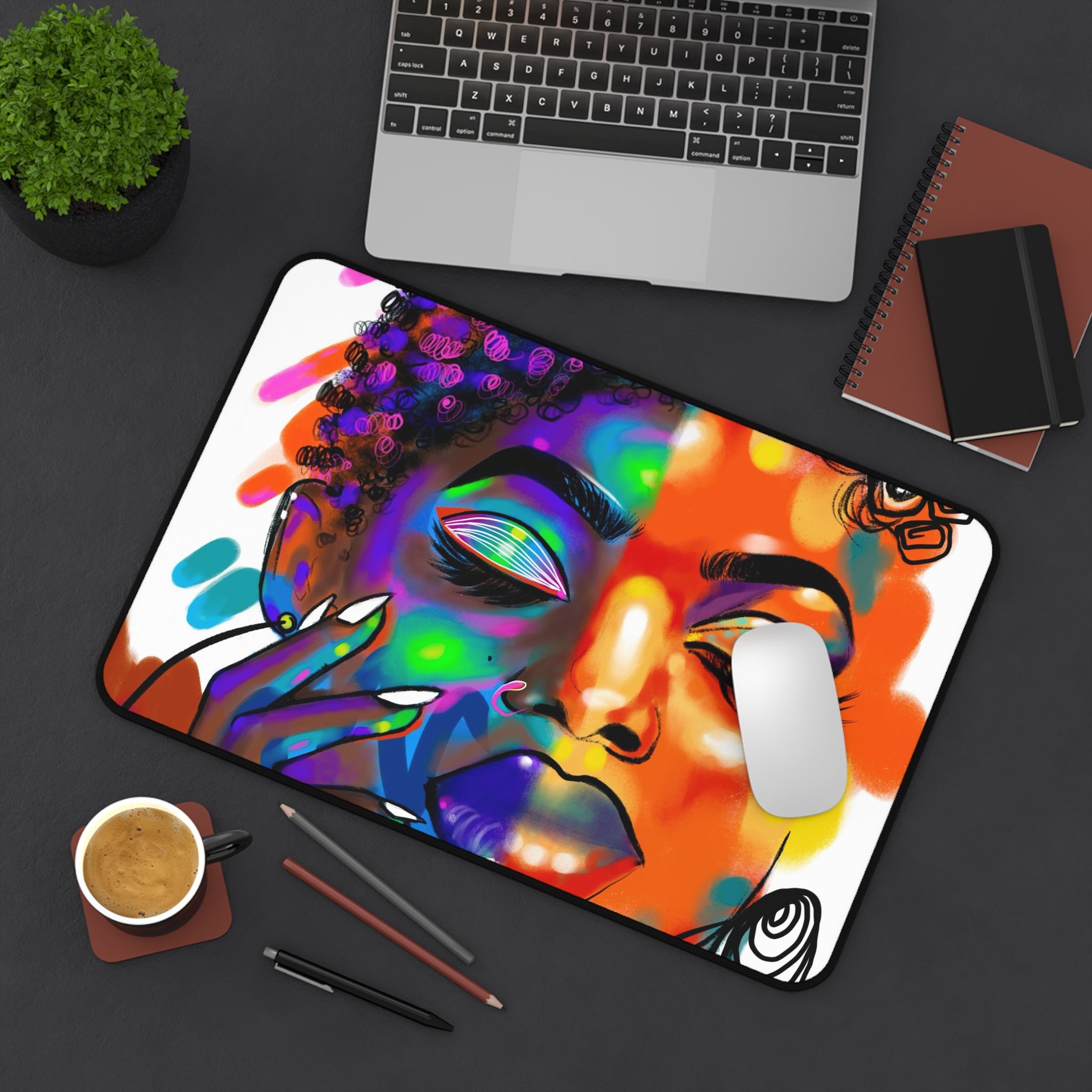 "Abstract Queen" Desk Mat