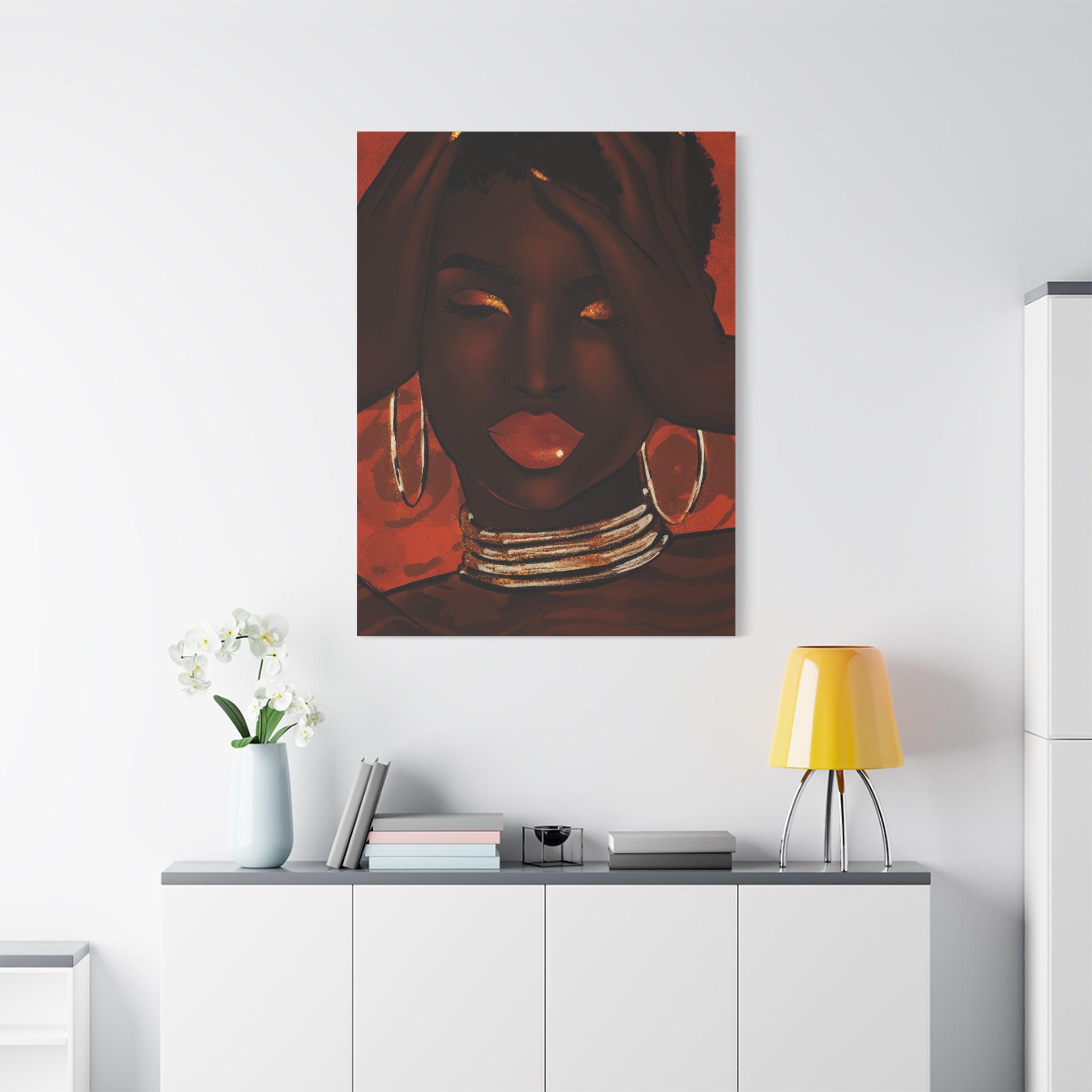 "Cocoa Brown" Canvas Print