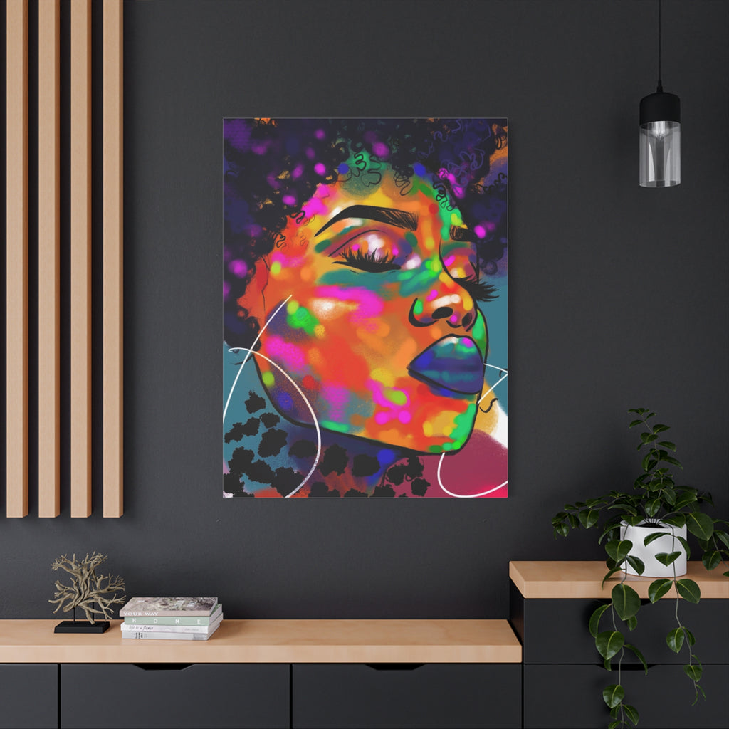 "Color Waves" Canvas Print