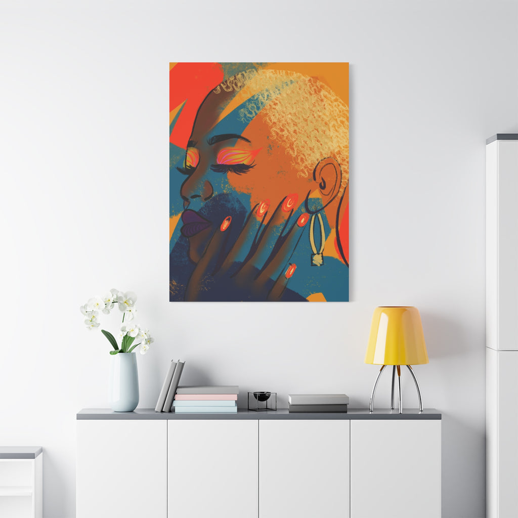 "Lady Shades" Canvas Print