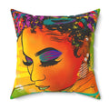 "Vivid Goddess" Throw Pillow