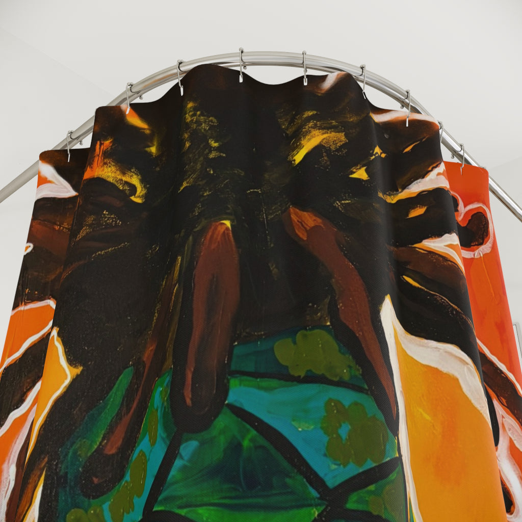 "Loc'd in Legacy" Shower Curtain