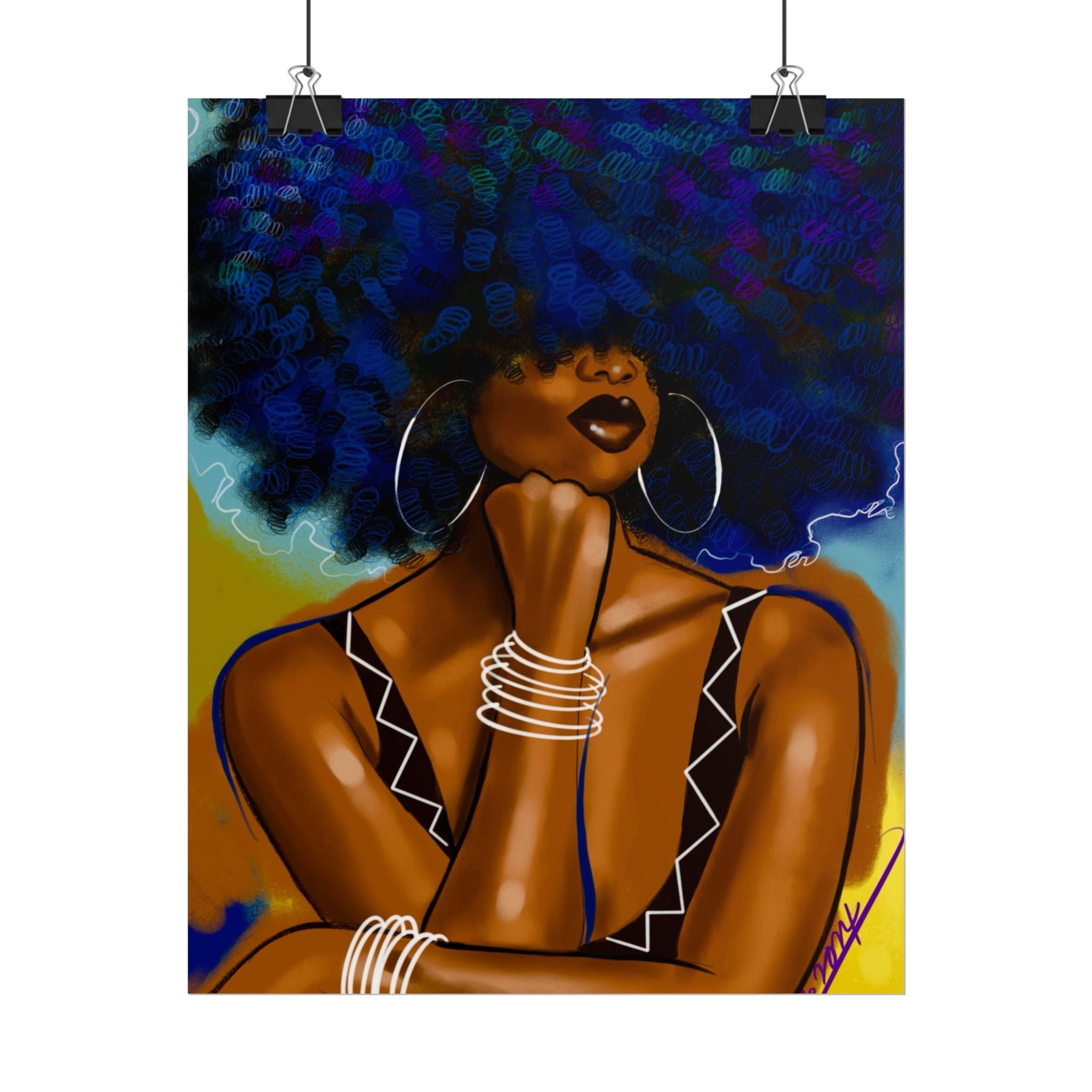 Copy of "Prayer Queen" Poster Print