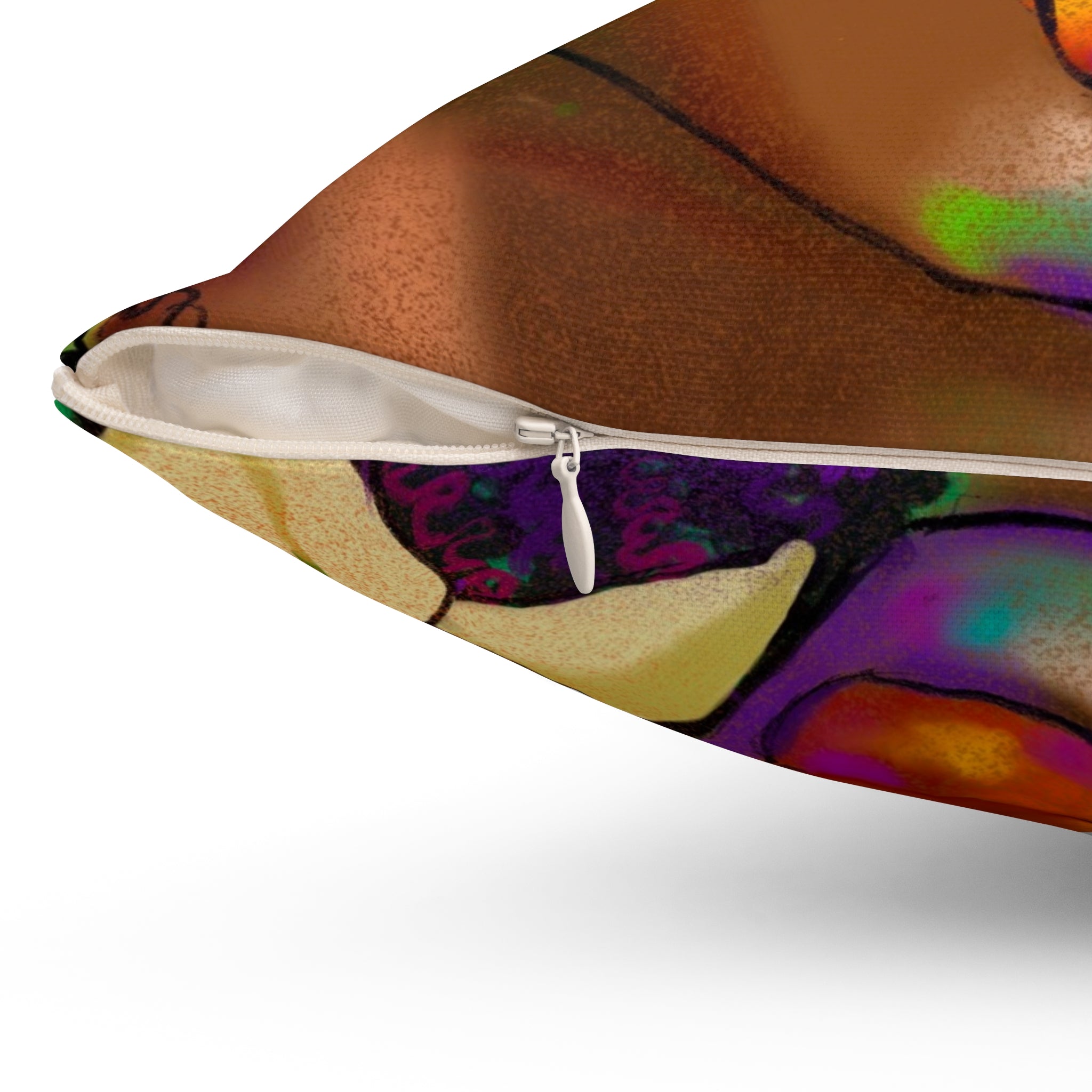 "Floral Essence" Throw Pillow