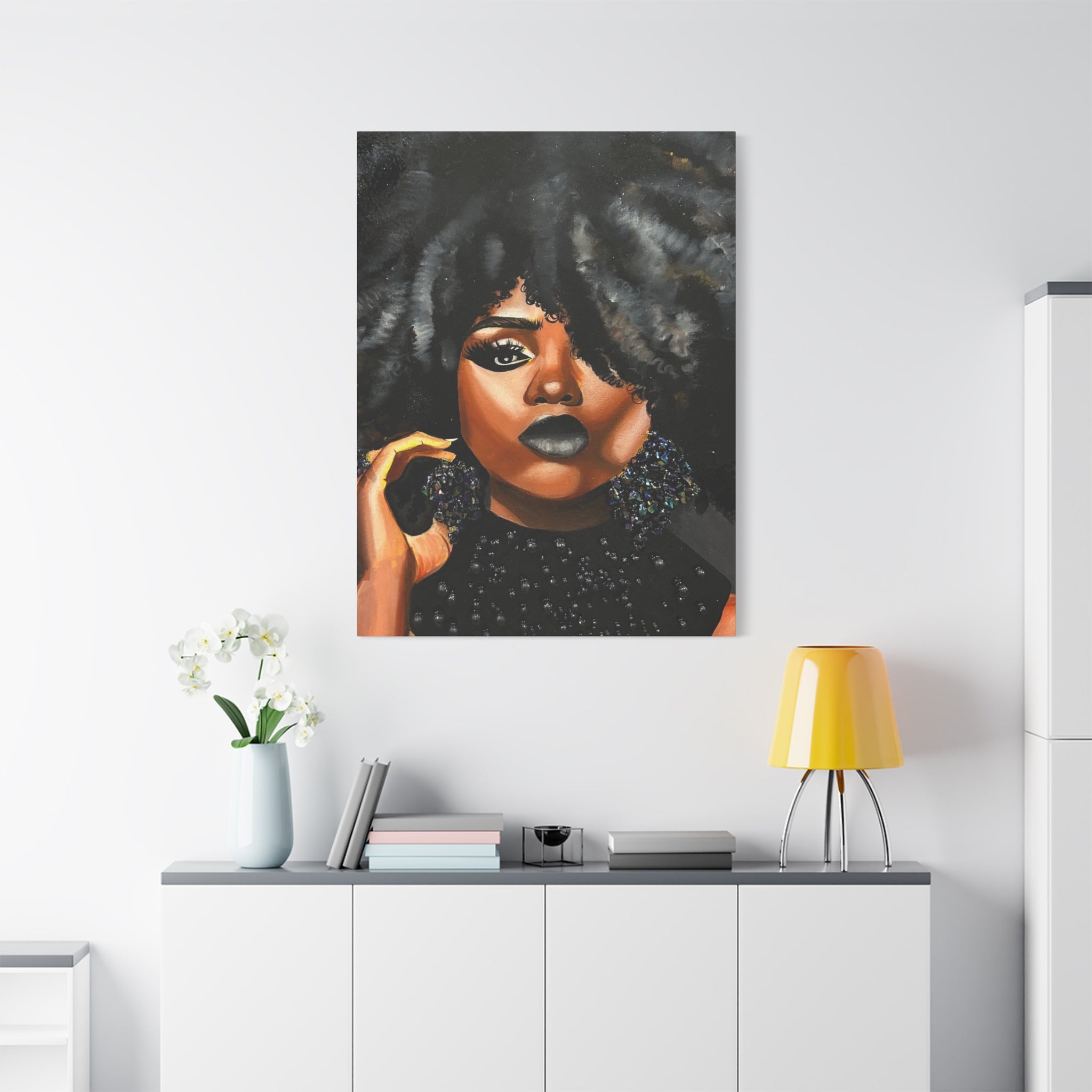 "Black Diamond" Canvas Print